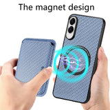 EIDERWOOD Samsung Galaxy S25 Edge Deksel med Avtakbar Kortholder - Blå