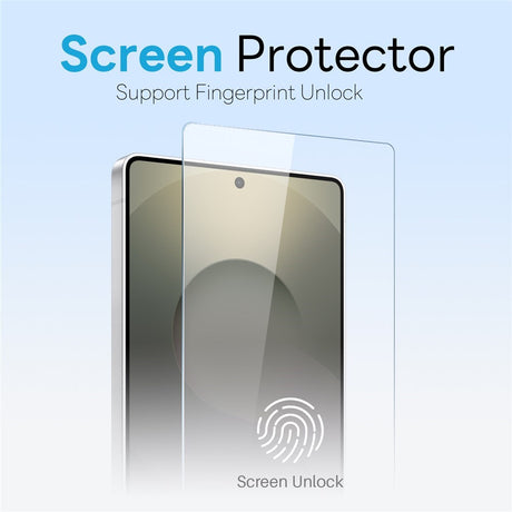 NORTHJO Samsung Galaxy S25 Ultra 360° Beskyttelsessett med Skjermbeskyttelse & Hybrid Deksel - MagSafe Kompatibel - Gjennomsiktig