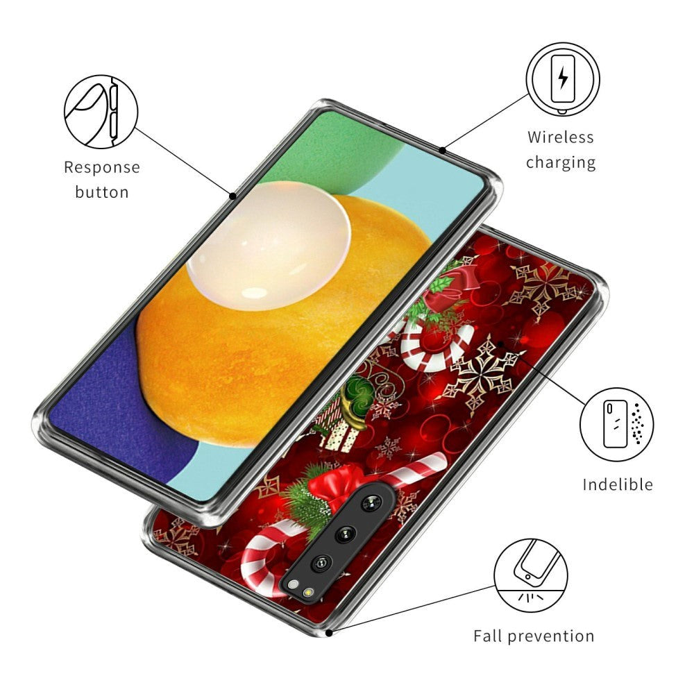 Sony Xperia 5 IV TPU Plast Jul Deksel - Julpinnar