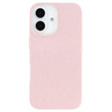 EIDERWOOD IPhone 16 Fleksibelt Plast Deksel med Glitter - Rosa