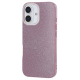 EIDERWOOD IPhone 16 Fleksibelt Plast Deksel med Glitter - Lilla
