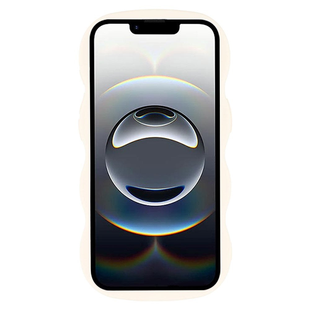 iPhone 17e / 16e EIDERWOOD Fleksibelt Plast Wavy Deksel - Hvit