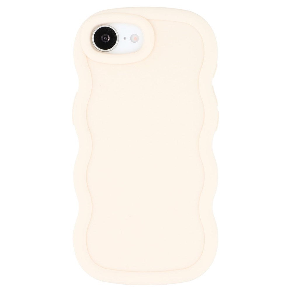 iPhone 17e / 16e EIDERWOOD Fleksibelt Plast Wavy Deksel - Hvit