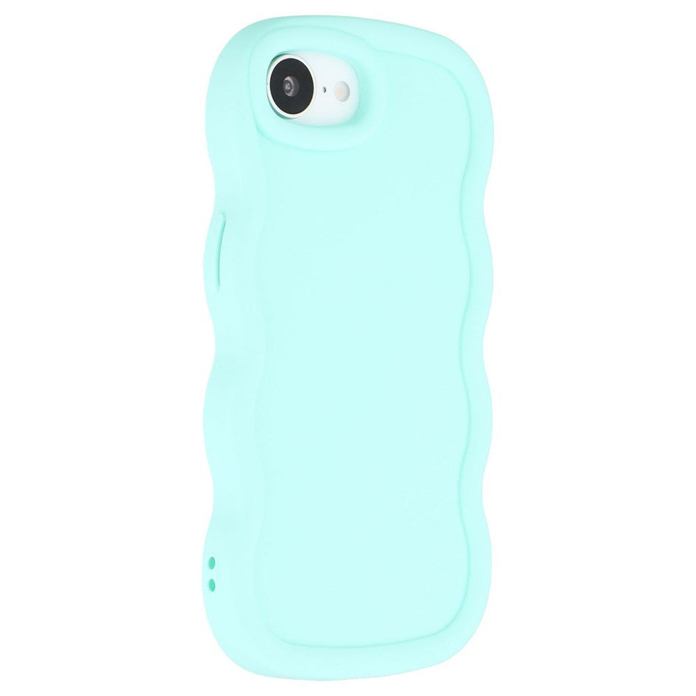 iPhone 17e / 16e EIDERWOOD Fleksibelt Plast Wavy Deksel - Blå