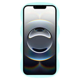 iPhone 17e / 16e EIDERWOOD Fleksibelt Plast Wavy Deksel - Blå