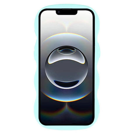 iPhone 16e EIDERWOOD Fleksibelt Plast Wavy Deksel - Blå