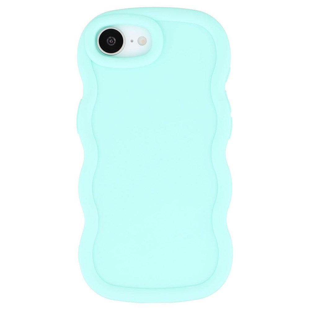 iPhone 17e / 16e EIDERWOOD Fleksibelt Plast Wavy Deksel - Blå