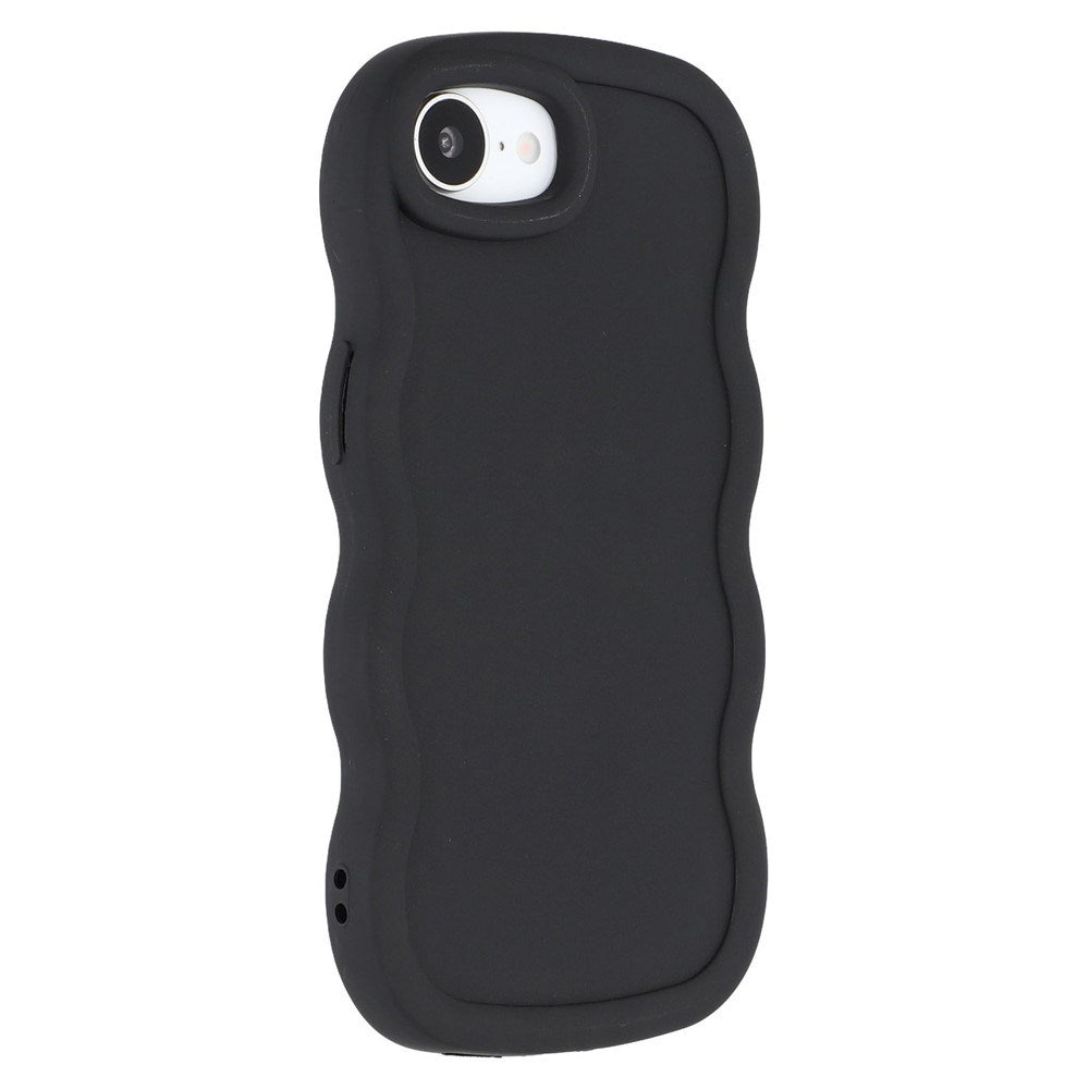 iPhone 17e / 16e EIDERWOOD Fleksibelt Plast Wavy Deksel - Svart