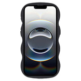 iPhone 17e / 16e EIDERWOOD Fleksibelt Plast Wavy Deksel - Svart