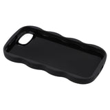 iPhone 17e / 16e EIDERWOOD Fleksibelt Plast Wavy Deksel - Svart