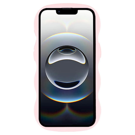 iPhone 16e EIDERWOOD Fleksibelt Plast Wavy Deksel - Rosa