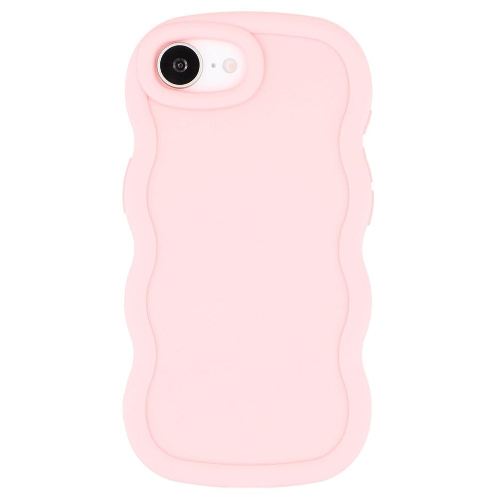 iPhone 17e / 16e EIDERWOOD Fleksibelt Plast Wavy Deksel - Rosa