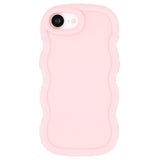 iPhone 17e / 16e EIDERWOOD Fleksibelt Plast Wavy Deksel - Rosa