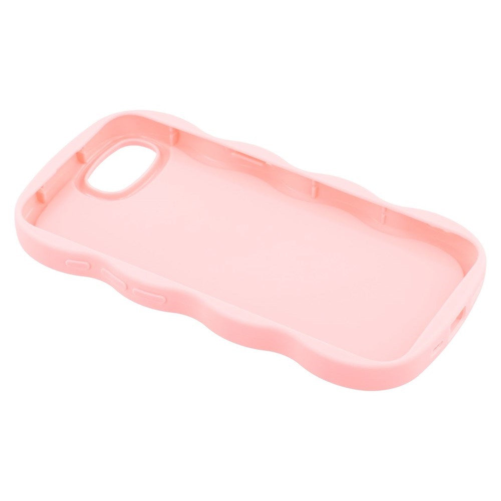 iPhone 17e / 16e EIDERWOOD Fleksibelt Plast Wavy Deksel - Rosa