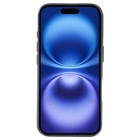 EIDERWOOD IPhone 16 Pro Fleksibelt Plast Deksel med Glitter - Svart