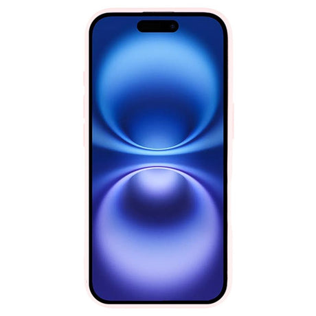 EIDERWOOD IPhone 16 Pro Fleksibelt Plast Deksel med Glitter - Rosa