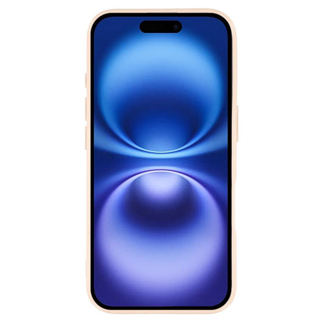 EIDERWOOD IPhone 16 Pro Fleksibelt Plast Deksel med Glitter - Beige