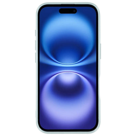 EIDERWOOD IPhone 16 Pro Fleksibelt Plast Deksel med Glitter - Lysegrønn