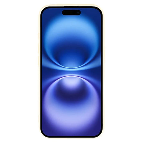 EIDERWOOD IPhone 16 Pro Fleksibelt Plast Deksel med Glitter - Gul