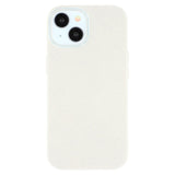 EIDERWOOD iPhone 14 / 13 Fleksibelt Plast Deksel m. Glitter - Hvit