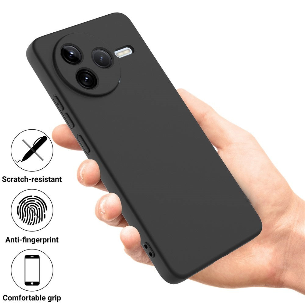 Xiaomi Poco F7 Pro EIDERWOOD Silikon Deksel m. Rem - Svart