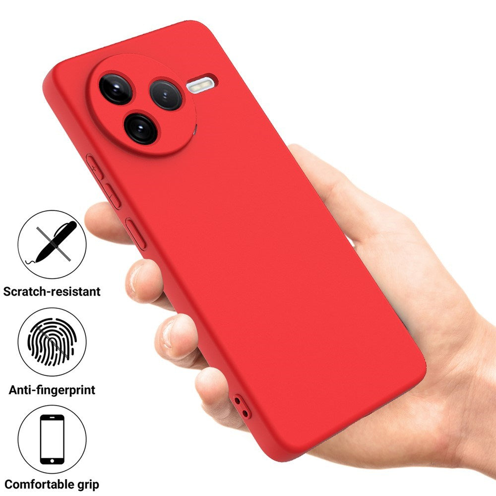 Xiaomi Poco F7 Pro EIDERWOOD Silikon Deksel m. Rem - Rød
