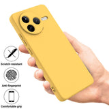 Xiaomi Poco F7 Pro EIDERWOOD Silikon Deksel m. Rem - Gul