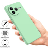 Xiaomi Poco F7 Pro EIDERWOOD Silikon Deksel m. Rem - Grønn