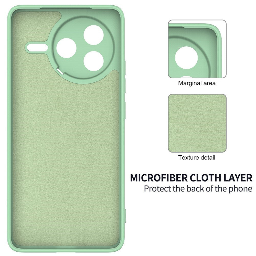 Xiaomi Poco F7 Pro EIDERWOOD Silikon Deksel m. Rem - Grønn