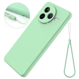 Xiaomi Poco F7 Pro EIDERWOOD Silikon Deksel m. Rem - Grønn