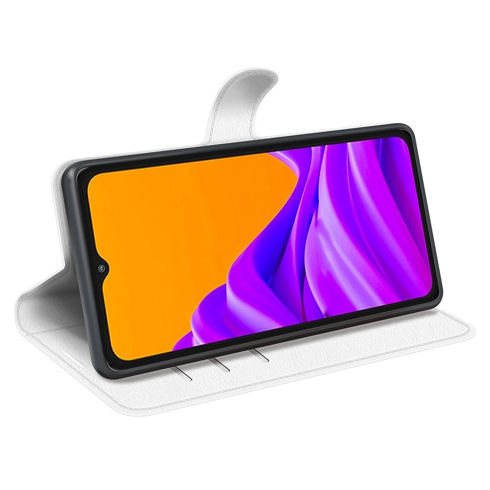 EIDERWOOD Samsung Galaxy Xcover 7 Pro Kunstskinn Flip Deksel m. Kortholder & Ståfunksjon - Hvit