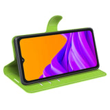 EIDERWOOD Samsung Galaxy Xcover 7 Pro Kunstskinn Flip Deksel m. Kortholder & Ståfunksjon - Grønn