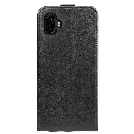 EIDERWOOD Samsung Galaxy Xcover 7 Pro Vertikalt Kunstskinn Deksel m. Lommebok - Svart
