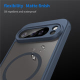 EIDERWOOD Google Pixel 10 Pro XL Hybrid Plast Deksel - MagSafe Kompatibel - Blå