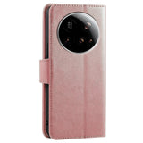 EIDERWOOD Xiaomi 15 Ultra Kunstskinn Flip Deksel - Rose Gold