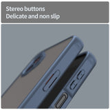 EIDERWOOD Samsung Galaxy Xcover 7 Pro Hybrid Plast Deksel med Matt Bakside - Gjennomsiktig / Blå