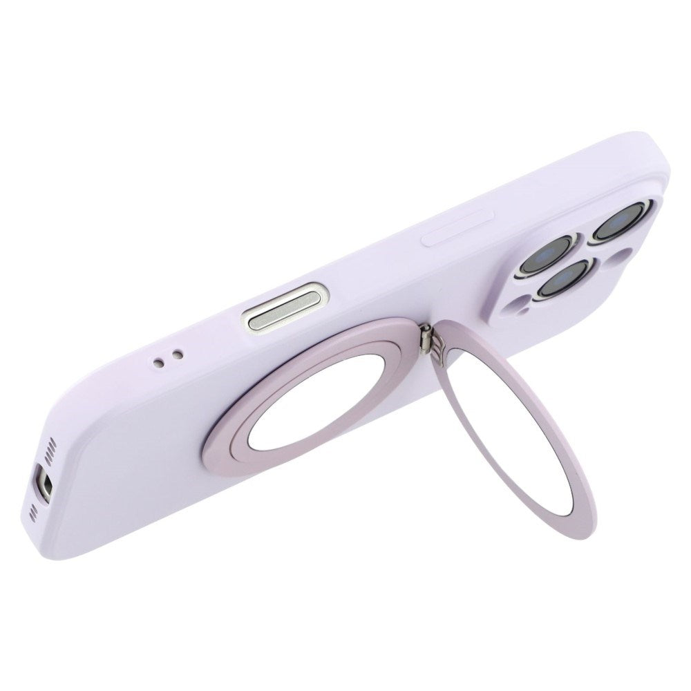 EIDERWOOD iPhone 16 Pro Hybrid Deksel inkl. Støtte med Speil - Lys Lilla