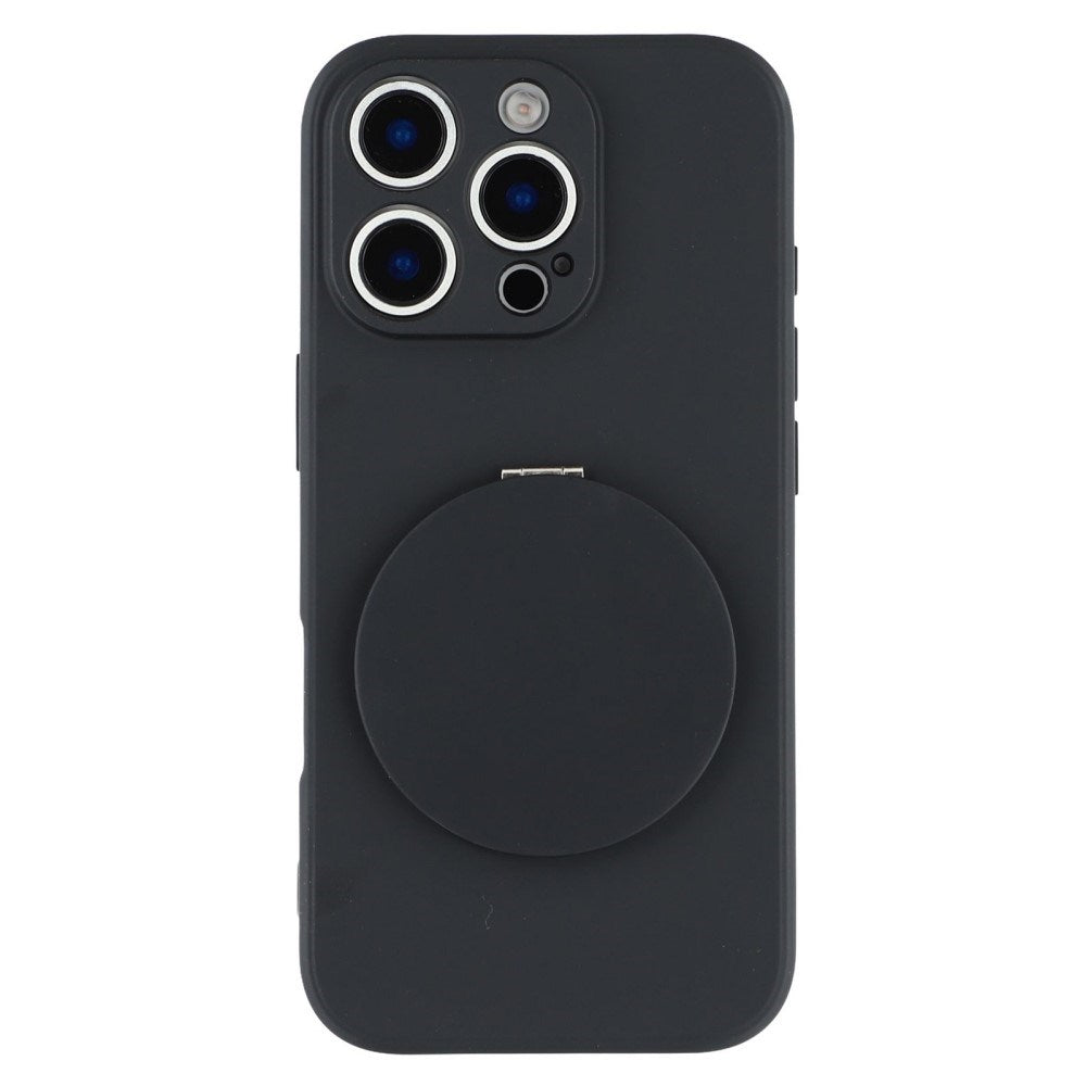 EIDERWOOD iPhone 16 Pro Hybrid Deksel inkl. Støtte med Speil - Svart