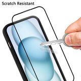 iPhone 16e Sett med Fleksibelt Plast Deksel - Skjermbeskytter - Stropp - Lavendel