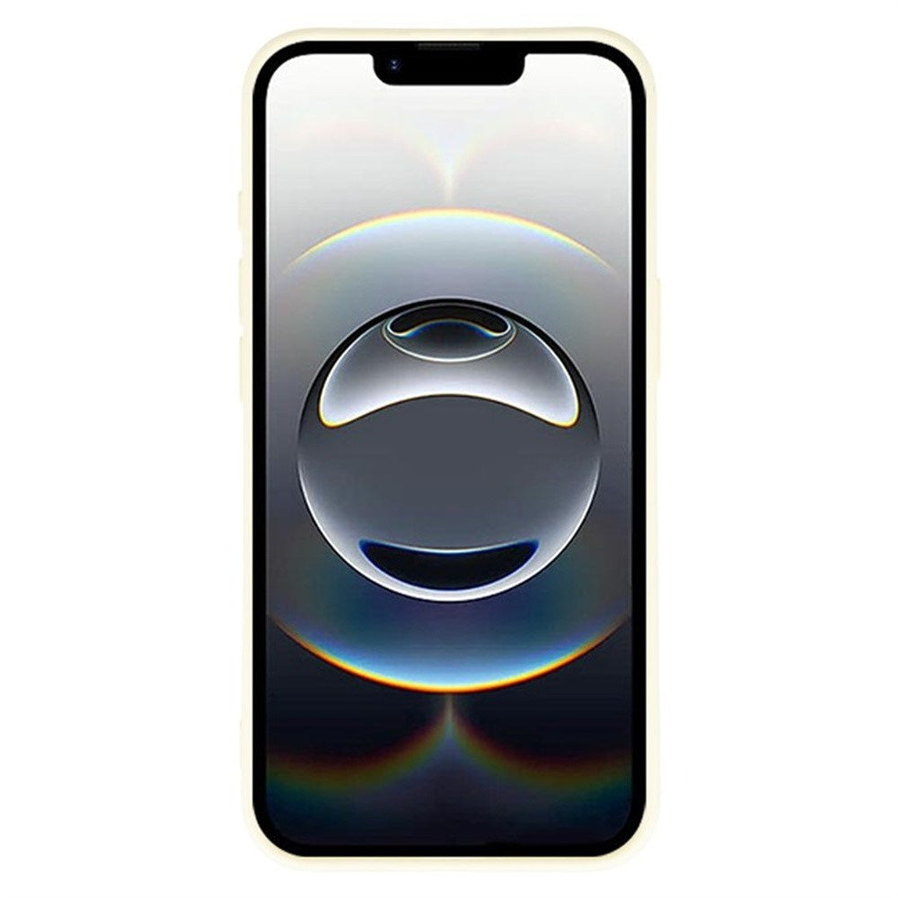 iPhone 16e Sett med Fleksibelt Plast Deksel - Skjermbeskytter - Stropp - Hvit