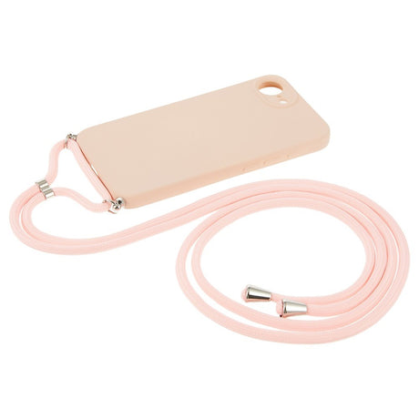 iPhone 17e / 16e EIDERWOOD Fôret Fleksibelt Plast Deksel m. Stropp - Rosa