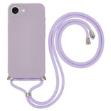 iPhone 17e / 16e EIDERWOOD Fôret Fleksibelt Plast Deksel m. Stropp - Lilla