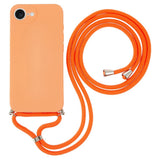 iPhone 17e / 16e EIDERWOOD Fôret Fleksibelt Plast Deksel m. Stropp - Oransje