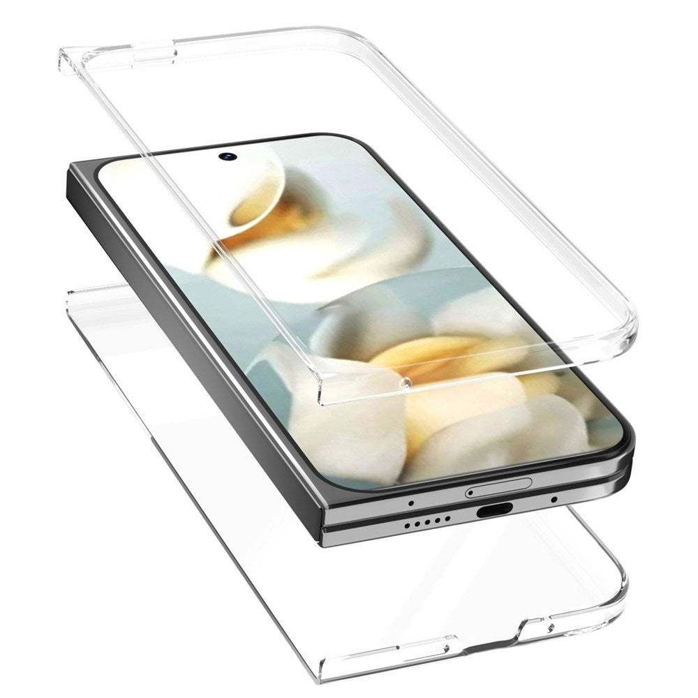 EIDERWOOD Google Pixel 10 Pro Fold Hard Plast Deksel - Gjennomsiktig