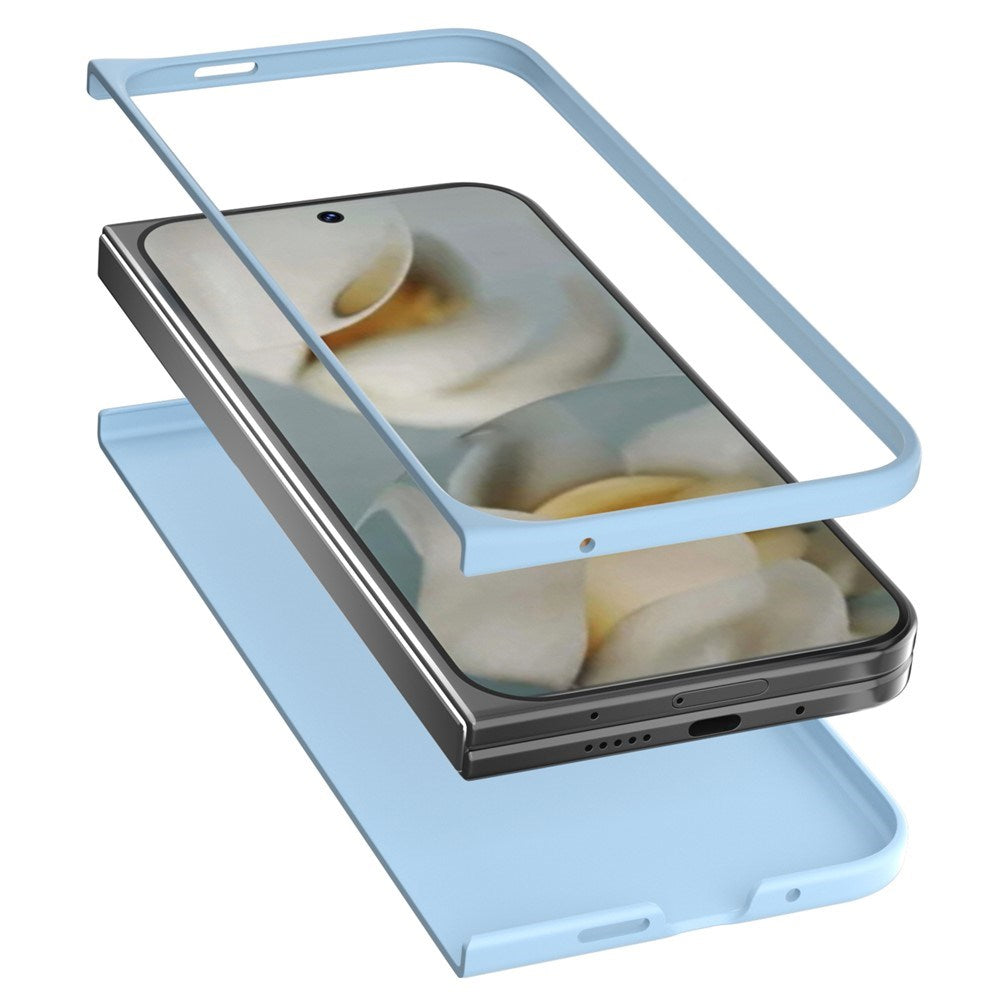 EIDERWOOD Google Pixel 10 Pro Fold Matt Hard Plast Deksel - Lys Blå