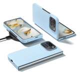 EIDERWOOD Google Pixel 10 Pro Fold Matt Hard Plast Deksel - Lys Blå