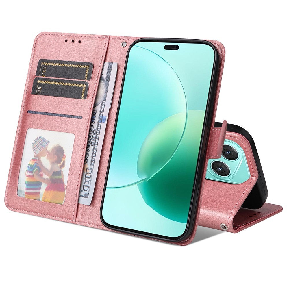 EIDERWOOD Honor 400 Lite Kunstskinn Flip Deksel m. Strop - Rosa