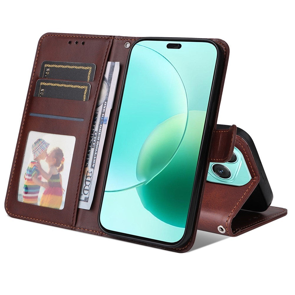 EIDERWOOD Honor 400 Lite Kunstskinn Flip Deksel m. Strop - Brun