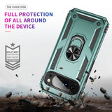 EIDERWOOD Google Pixel 10 / 10 Pro Håndverkerdeksel med 360 Graders Roterbar Støtte - Grønn