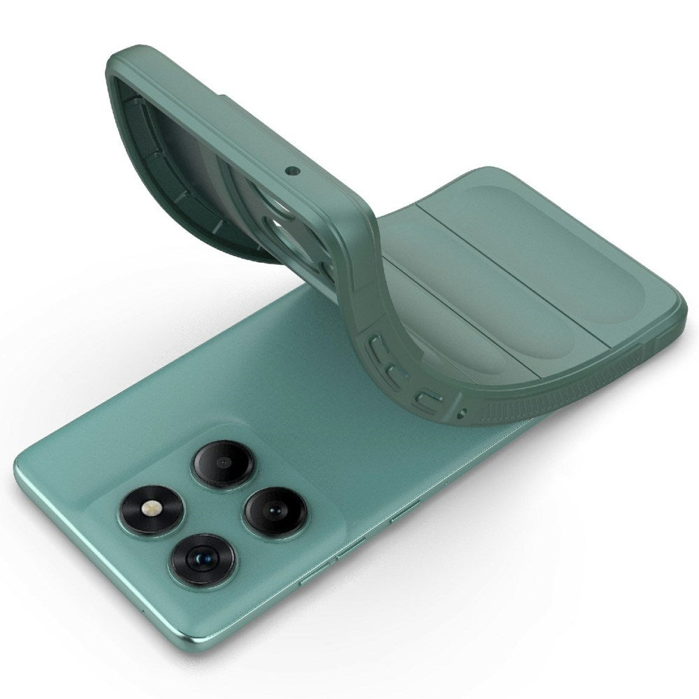 EIDERWOOD Motorola Edge 60 Fusion Fleksibelt Plast Deksel - Grønn